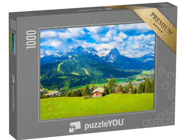 Puzzle 1000 pezzi „Zugspitze e Alpspitze“