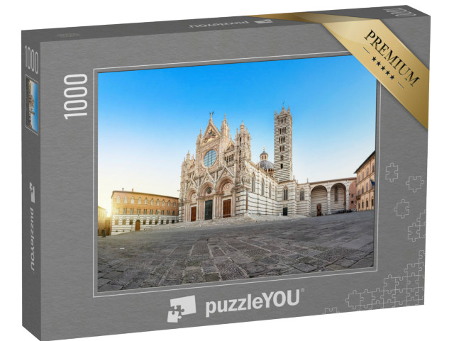 Puzzle 1000 pezzi „Il Duomo di Siena all'alba, Toscana, Italia“