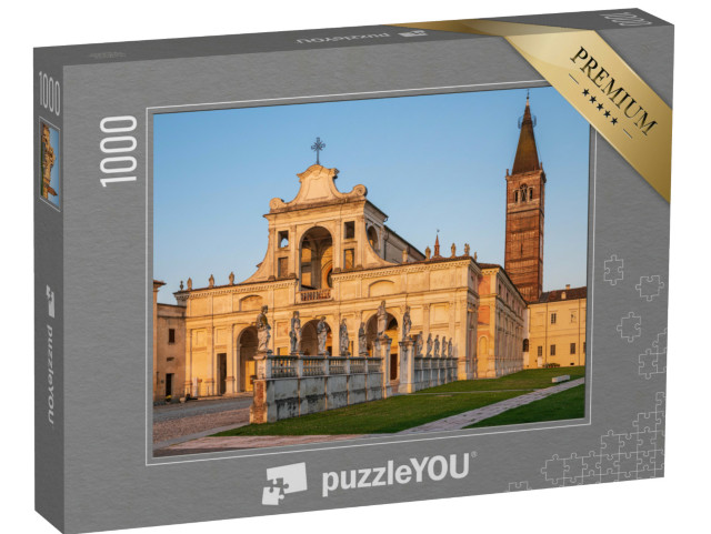Puzzle 1000 pezzi „Vista di San Benedetto Po, Mantova, Lombardia, Italia“