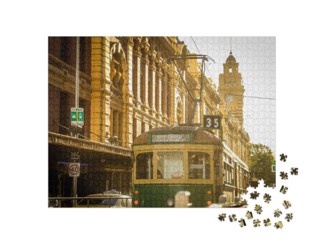 Puzzle 1000 pezzi „Tram a Melbourne, Australia“