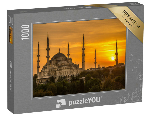 Puzzle 1000 pezzi „Tramonto alla Moschea Blu“