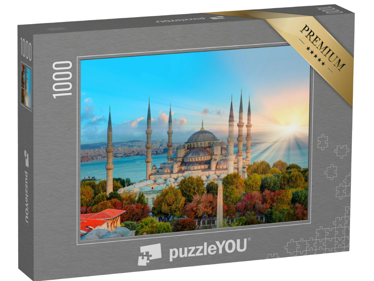 Puzzle 1000 pezzi „La Moschea Blu di Istanbul, Turchia“