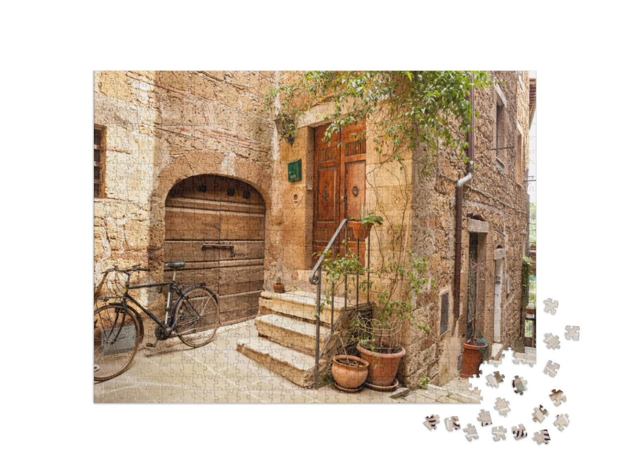 Puzzle 1000 pezzi „Pitigliano, Toscana, Italia, Borghi più belli d'Italia“