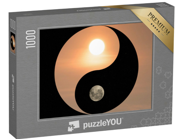 Puzzle 1000 pezzi „Simbolo dello yin e dello yang“