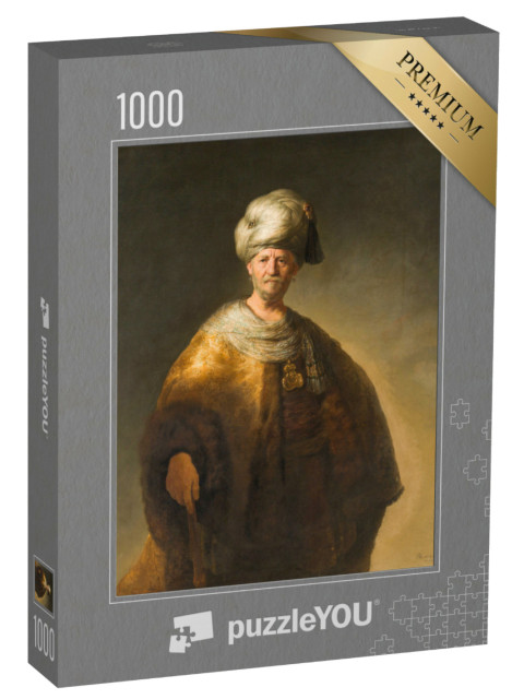 Puzzle 1000 pezzi „Rembrandt - Uomo in costume orientale“