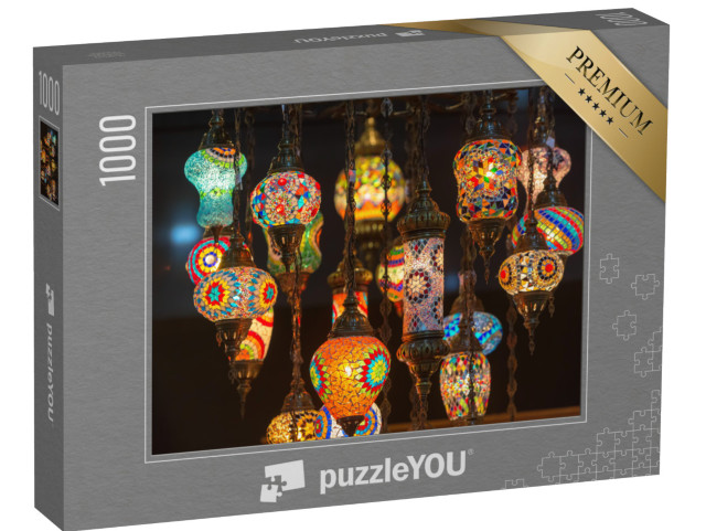 Puzzle 1000 pezzi „Lanterne colorate dal Marocco“