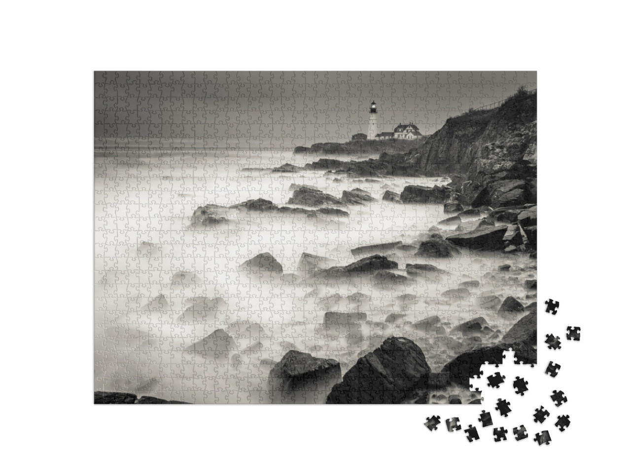 Puzzle 1000 pezzi „La costa rocciosa del Maine“