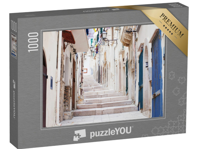 Puzzle 1000 pezzi „Strada a Vieste, Puglia, Italia“