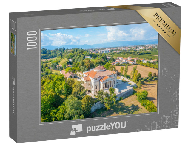 Puzzle 1000 pezzi „Villa la Rotonda nella città italiana di Vicenza.“