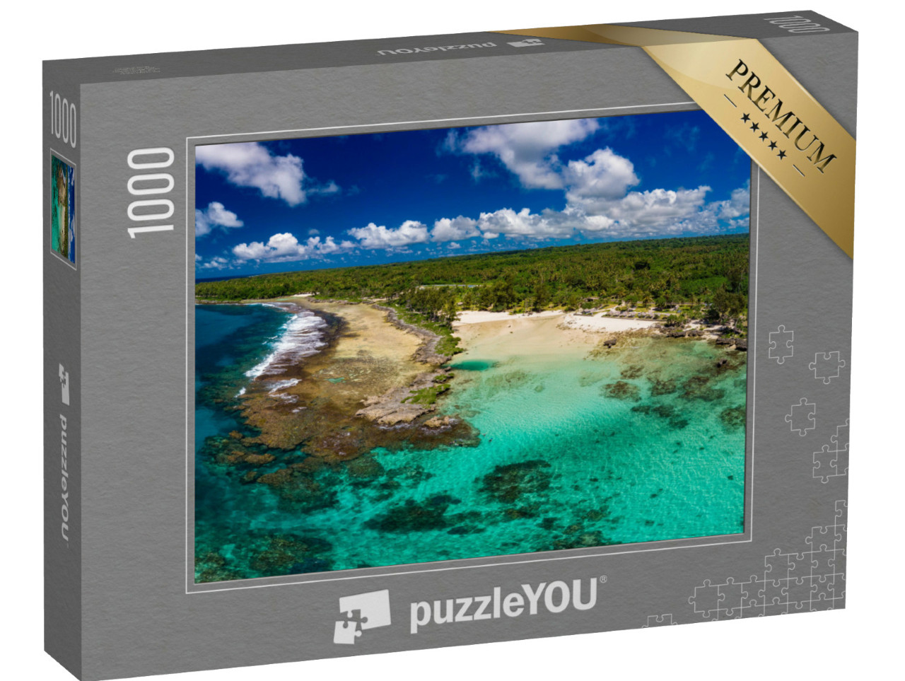 Puzzle 1000 pezzi „Eton Beach sull'isola di Efate, Vanuatu, vicino a Port Vila“