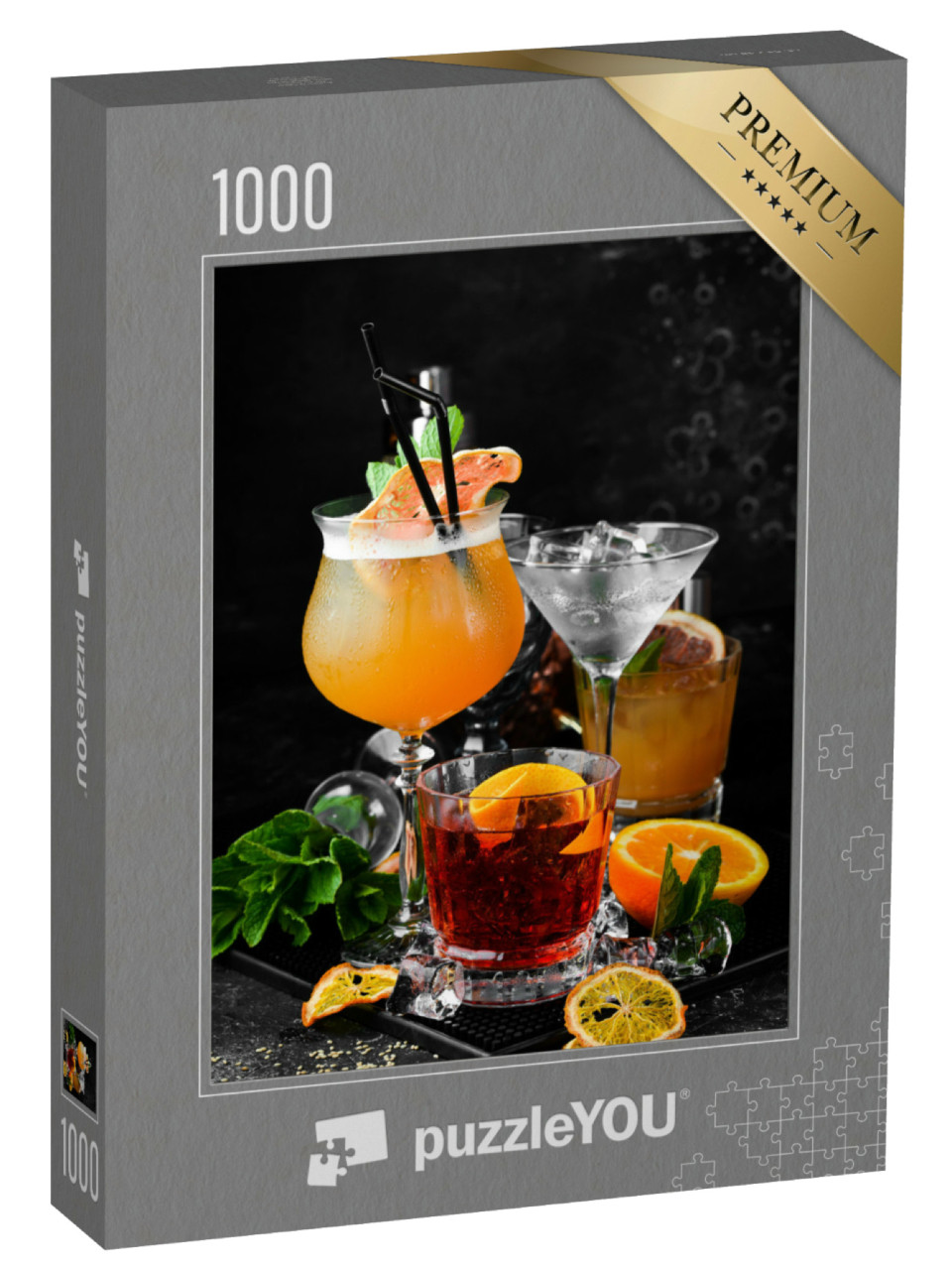 Puzzle 1000 pezzi „Una selezione di cocktail“