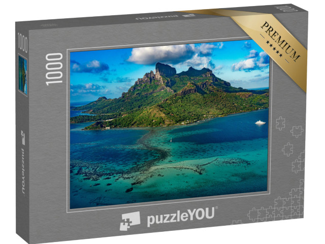 Puzzle 1000 pezzi „Bora Bora vista aerea panorama paesaggio Polinesia Francese“