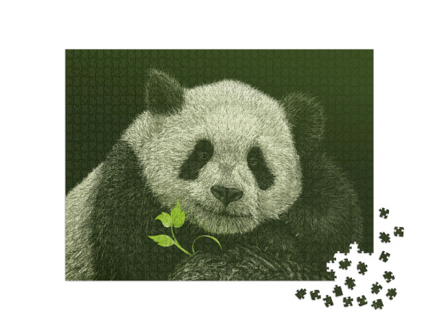 Puzzle 1000 pezzi „Panda“