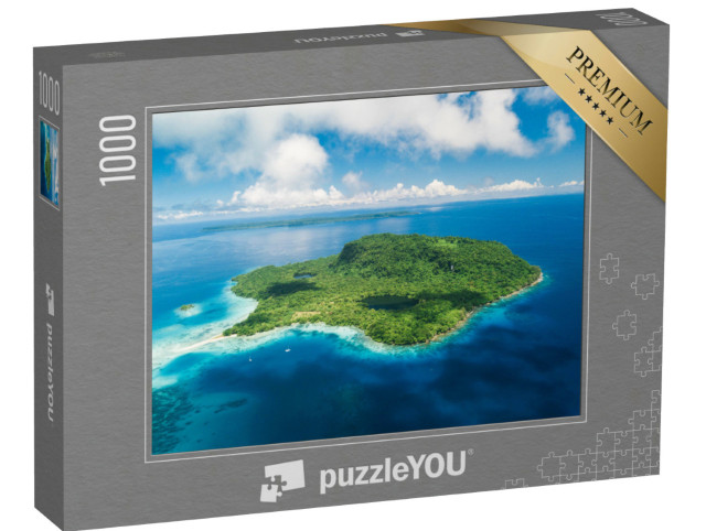 Puzzle 1000 pezzi „Un'isola paradisiaca al largo di Santo, Vanuatu“