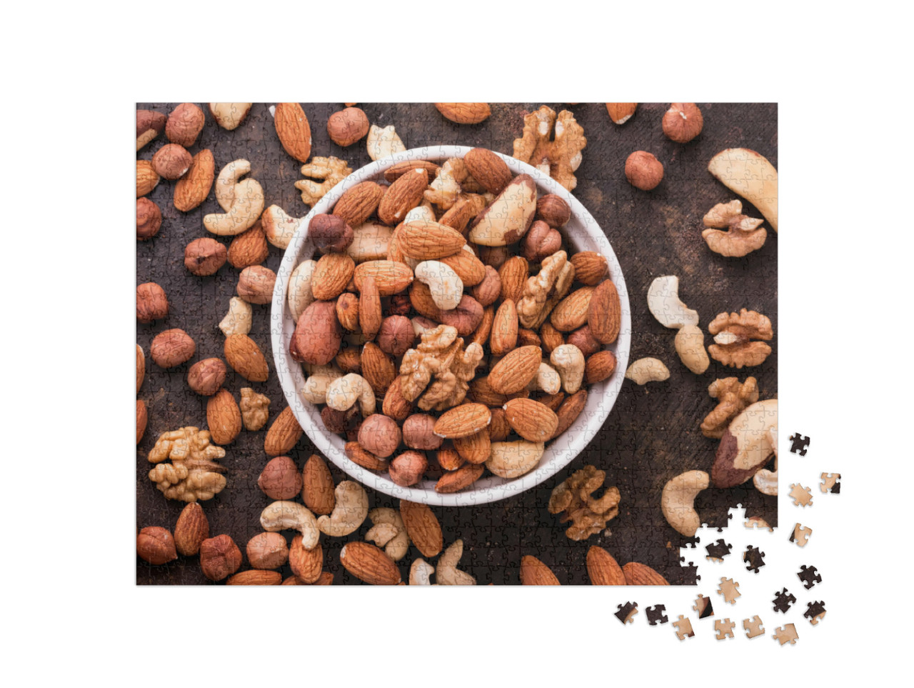Puzzle 1000 pezzi „Delizioso mix di noci“