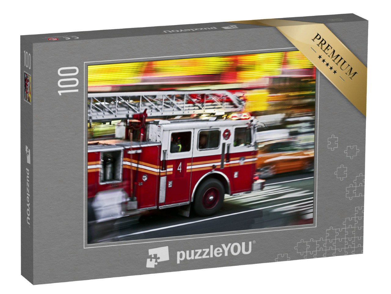 Puzzle 100 pezzi „Autopompa in azione“