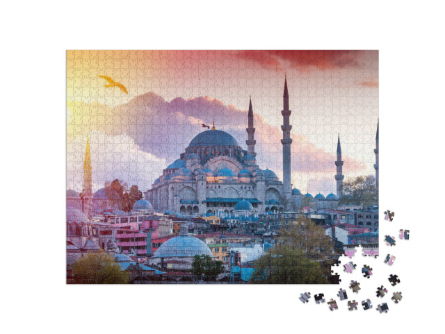 Puzzle 1000 pezzi „Istanbul, vista della capitale turca“