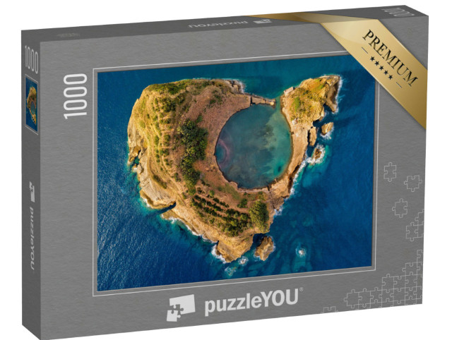Puzzle 1000 pezzi „Antico vulcano sottomarino, Azzorre, Portogallo“