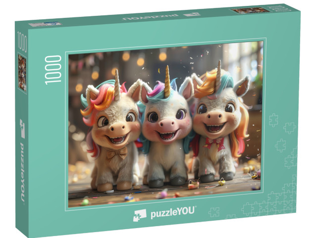 Puzzle 1000 pezzi „Amici dell'unicorno“