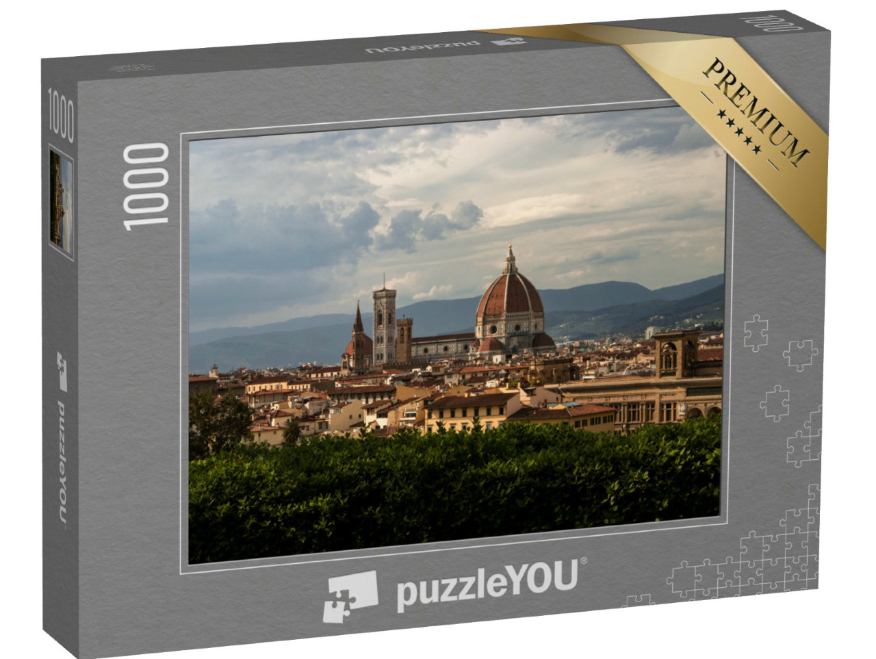 Puzzle 1000 pezzi „Paesaggio della cattedrale di Firenze. Cattedrale di Santa Maria del Fiore“