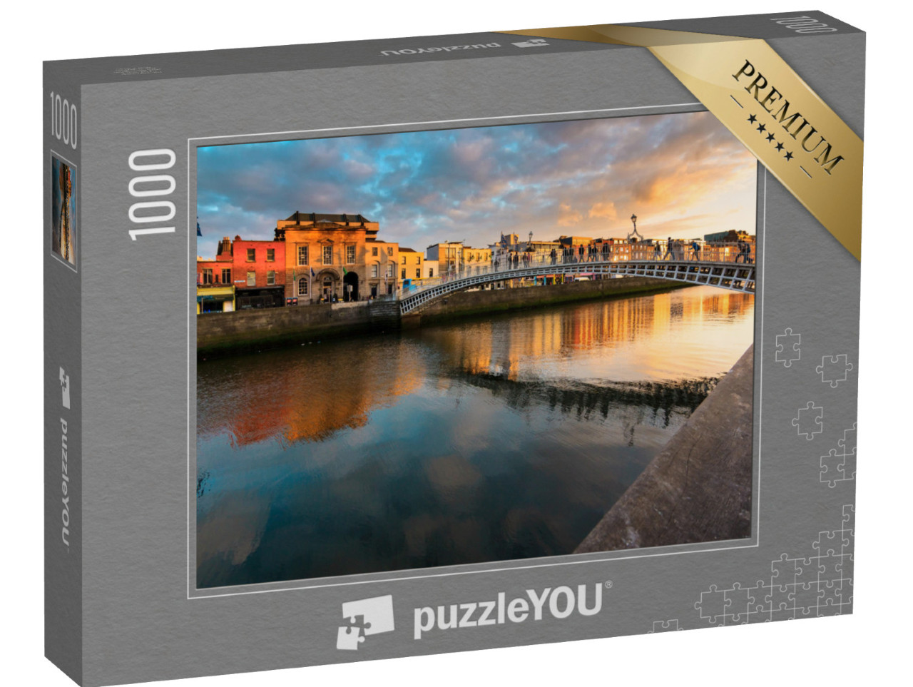 Puzzle 1000 pezzi „Ponte Ha'Penny, Dublino, Irlanda“