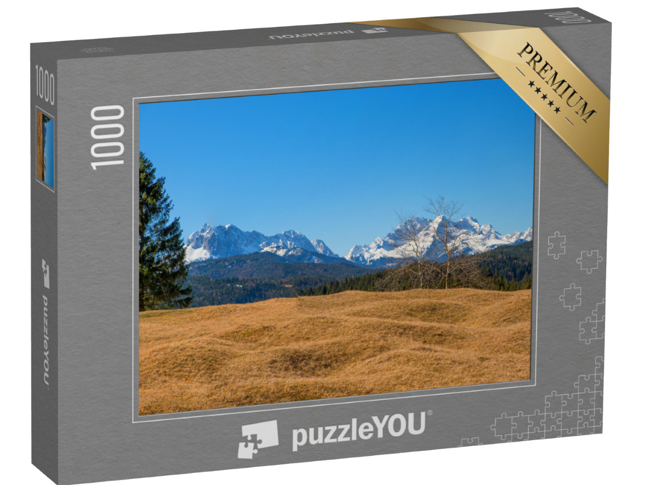 Puzzle 1000 pezzi „Paesaggio dei prati di gobba vicino a Krun“