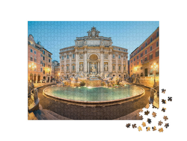 Puzzle 1000 pezzi „Fontana di Trevi, Roma“