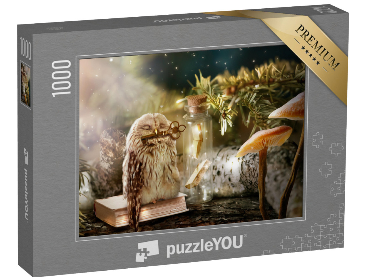 Puzzle 1000 pezzi „Il gufo, custode di segreti“