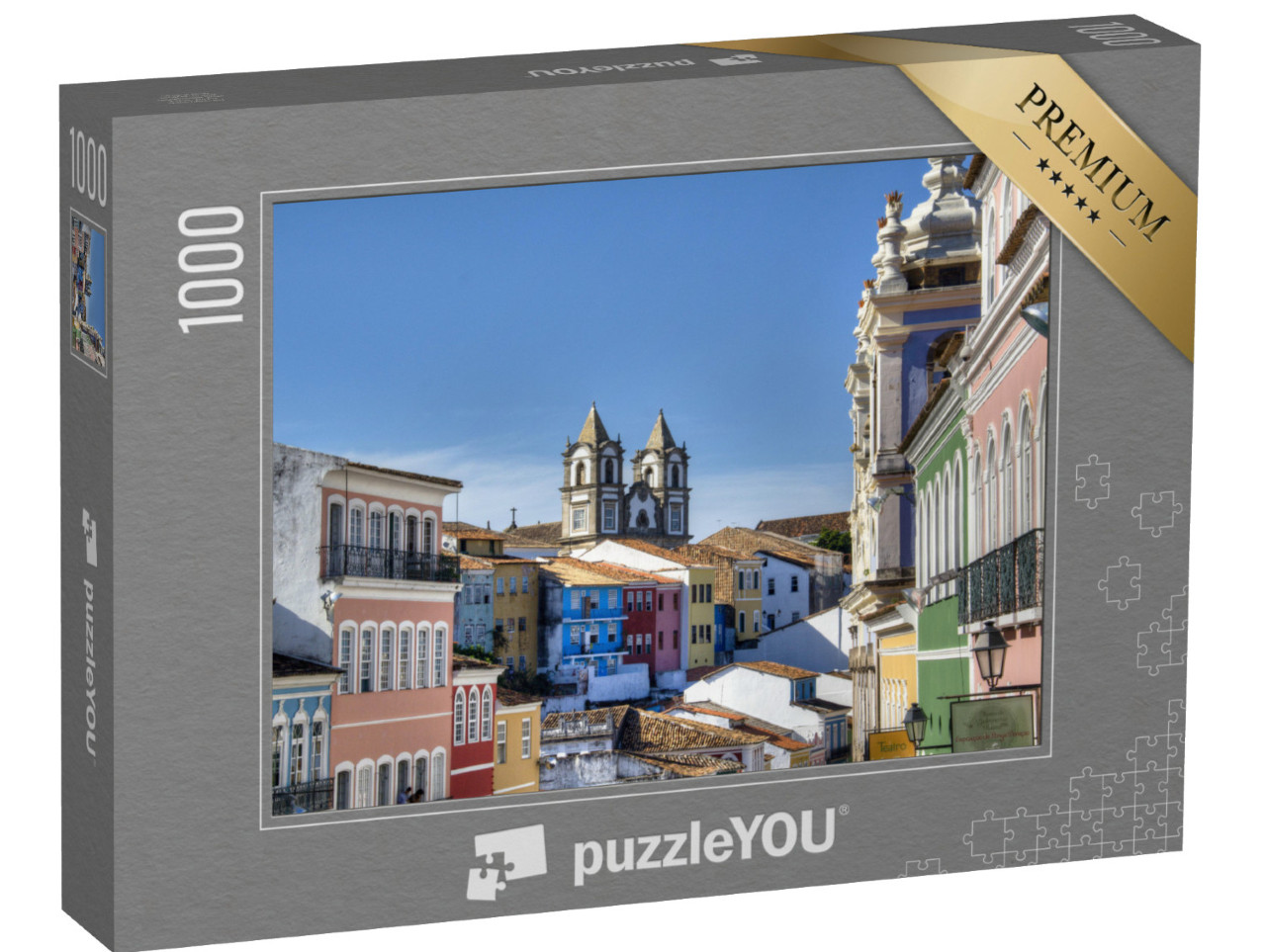 Puzzle 1000 pezzi „Il centro storico di Salvador in Brasile“