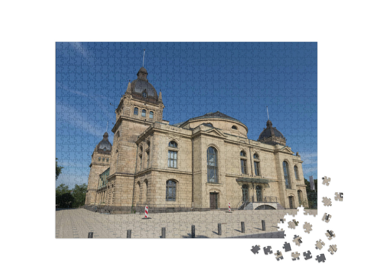 Puzzle 1000 pezzi „Municipio storico di Wuppertal“