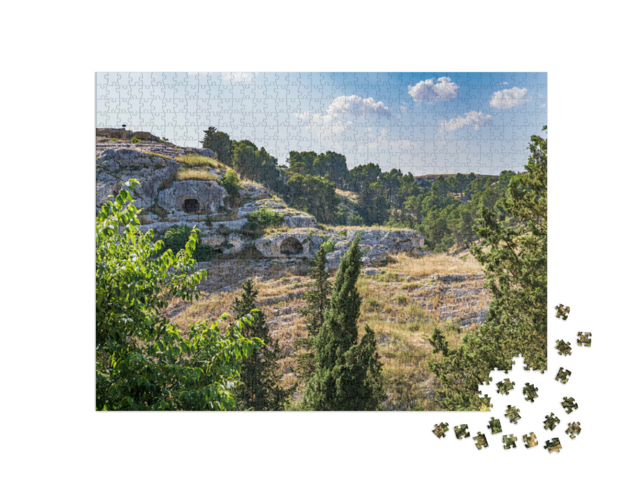 Puzzle 1000 pezzi „La pietra racconta. Meraviglia di pietra. Gravina in Puglia“