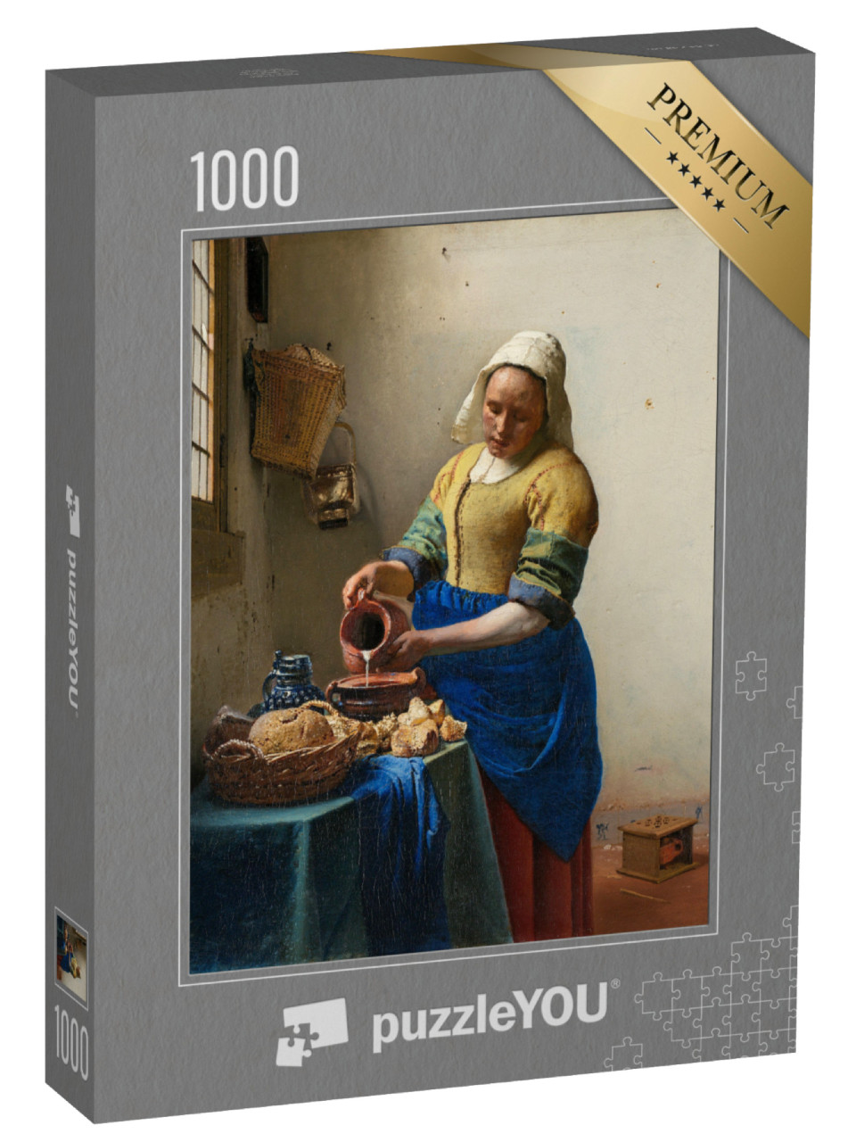 Puzzle 1000 pezzi „Johannes Vermeer - La lattaia“