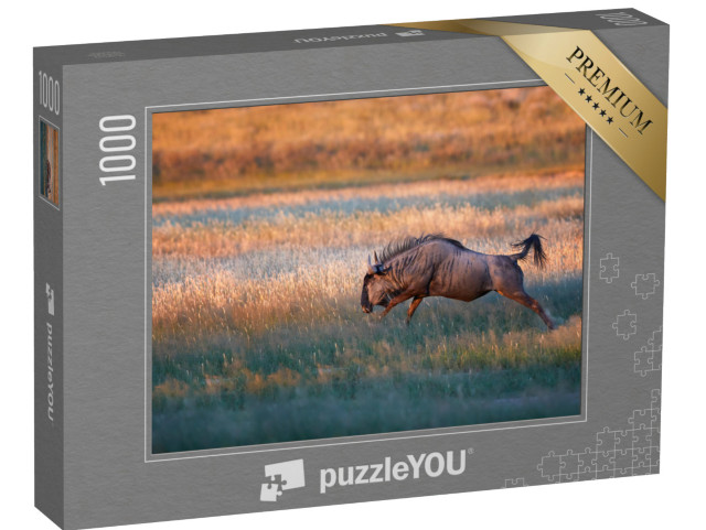 Puzzle 1000 pezzi „Salto dello gnu blu“