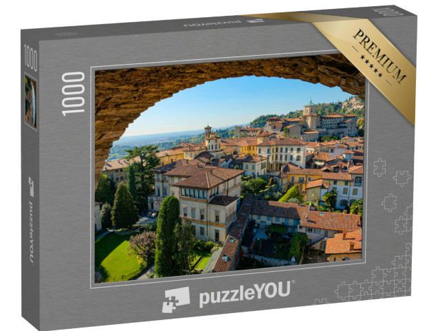 Puzzle 1000 pezzi „Splendida vista sulla vecchia Bergamo“