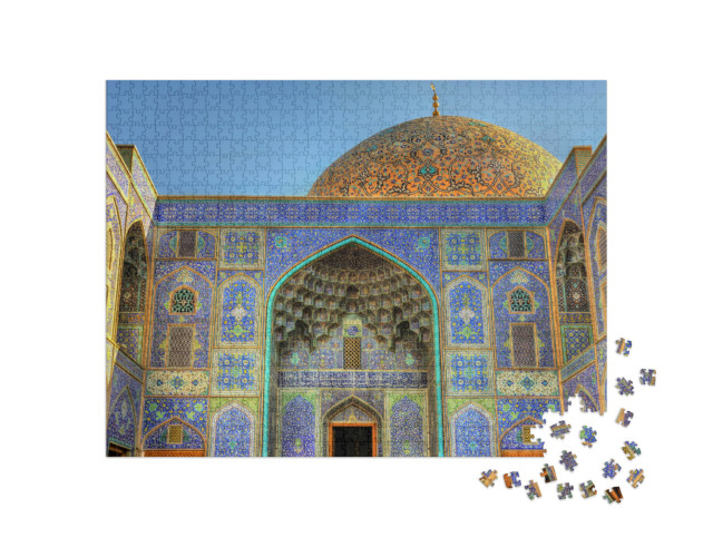 Puzzle 1000 pezzi „Moschea Sheikh Lotfollah, Iran“