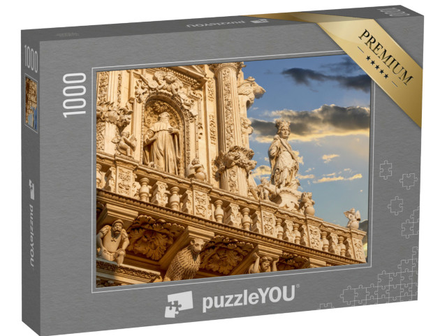 Puzzle 1000 pezzi „La chiesa di Santa Croce è il miglior esempio di barocco Lecce“