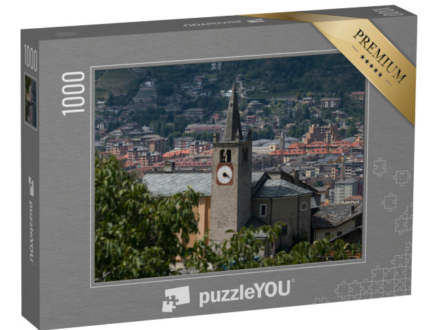 Puzzle 1000 pezzi „Chiesa di Gressan in Italia“