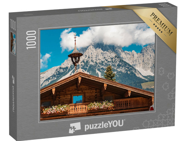 Puzzle 1000 pezzi „Ellmau am Wilden Kaiser, Tirolo, Austria“