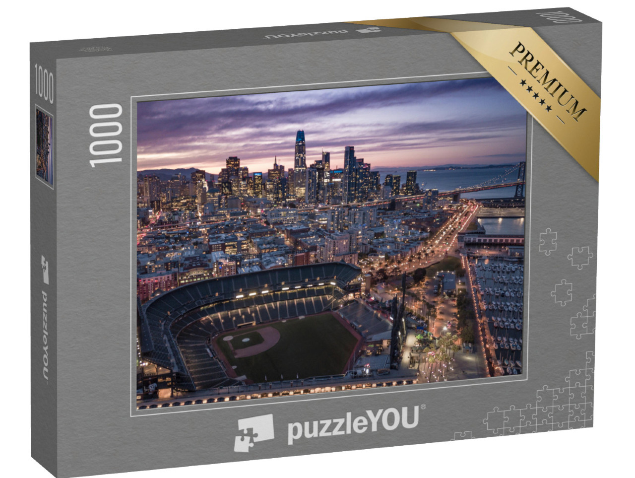 Puzzle 1000 pezzi „Sera su San Francisco, California, USA“