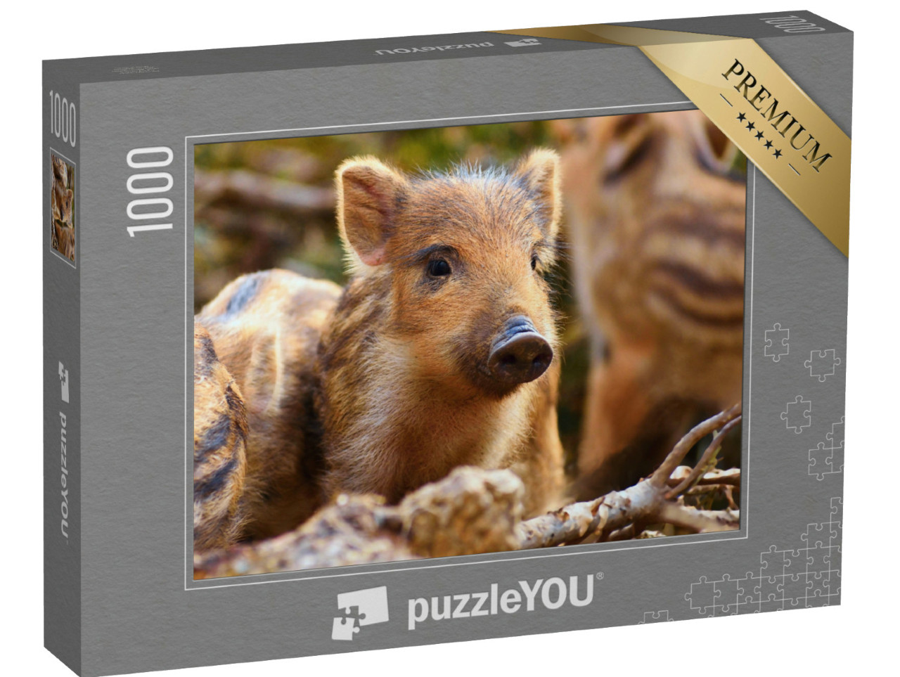 Puzzle 1000 pezzi „Neonati nella foresta“