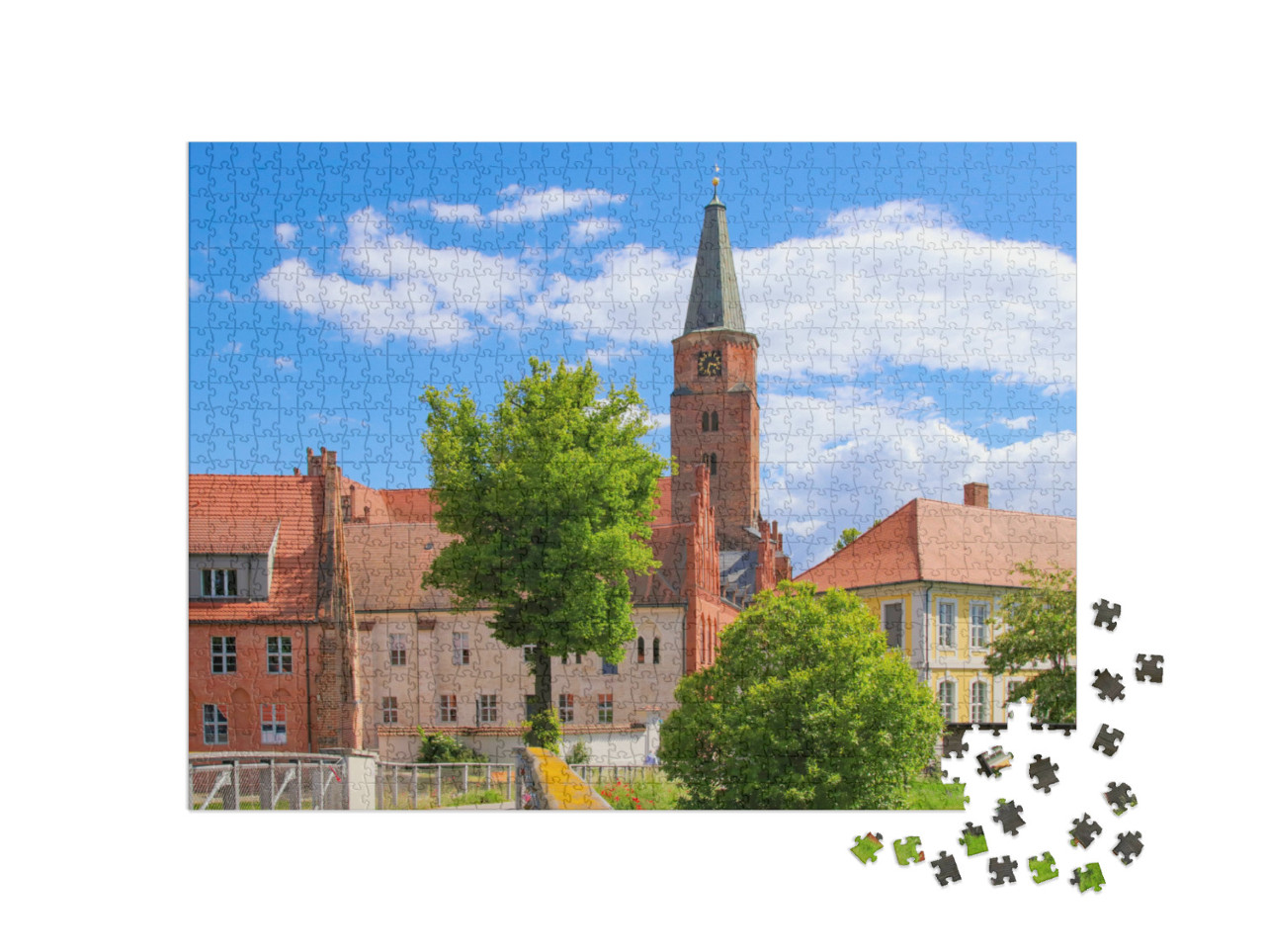 Puzzle 1000 pezzi „Cattedrale di Brandeburgo, Germania“