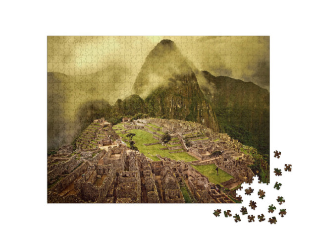 Puzzle 1000 pezzi „Machu Picchu in Perù, patrimonio mondiale dell'UNESCO“