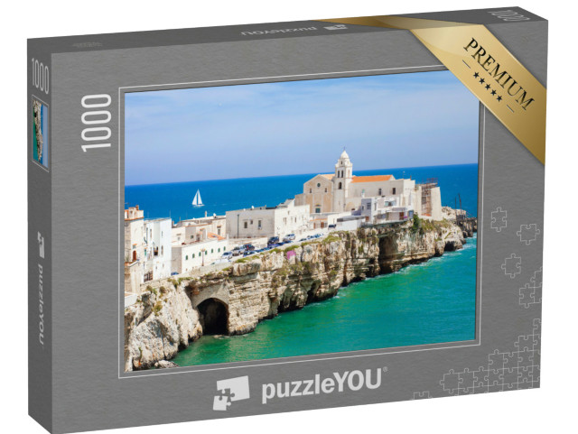 Puzzle 1000 pezzi „Veduta di Vieste, Italia.“
