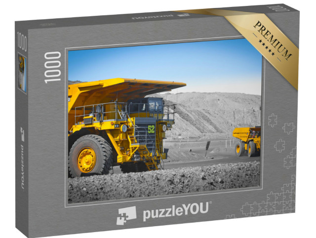 Puzzle 1000 pezzi „Autocarri nelle miniere a cielo aperto“