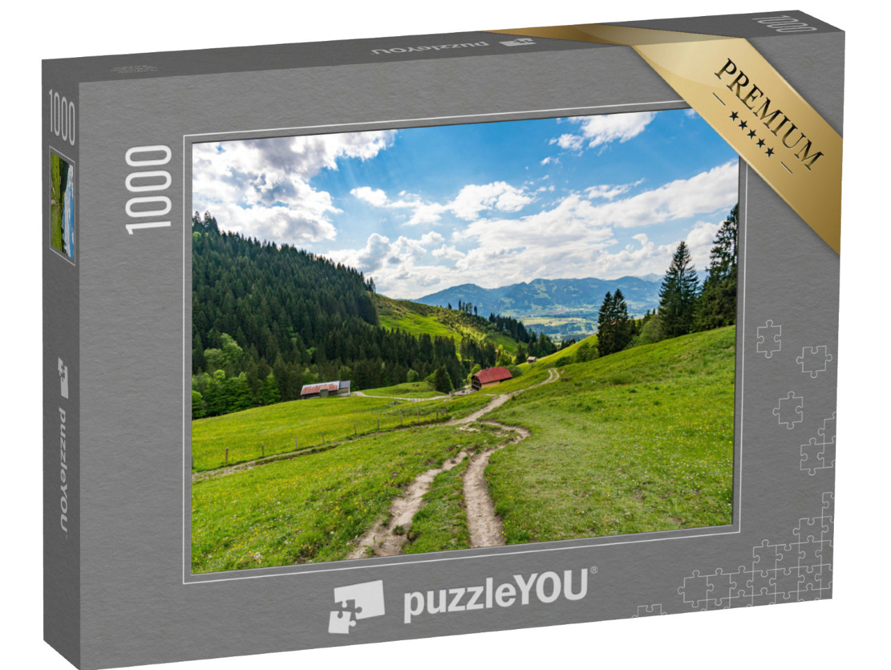 Puzzle 1000 pezzi „Splendide Alpi dell'Algovia“