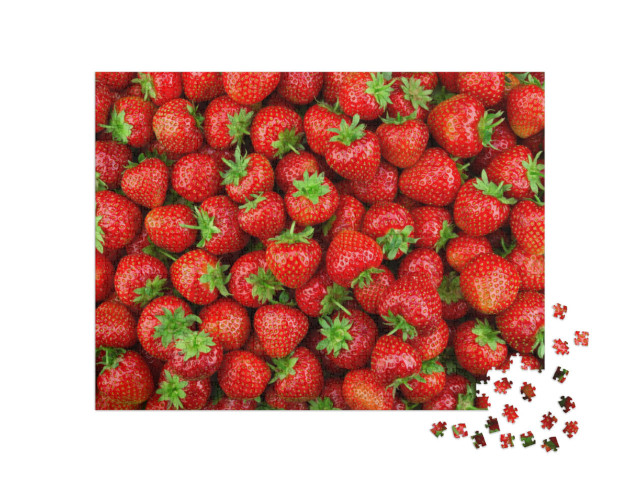 Puzzle 1000 pezzi „Fragole, cibo“