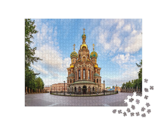 Puzzle 1000 pezzi „Cattedrale della Resurrezione di Cristo, San Pietroburgo“