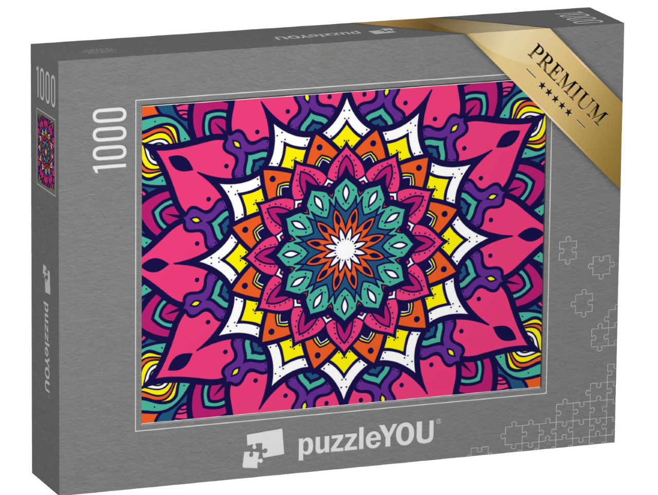 Puzzle 1000 pezzi „Ornamento mandala floreale“