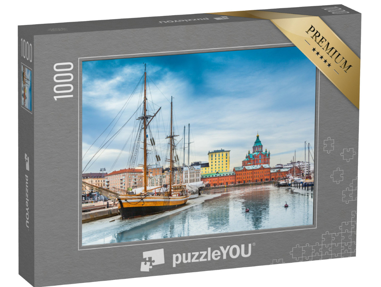 Puzzle 1000 pezzi „Inverno finlandese a Helsinki“