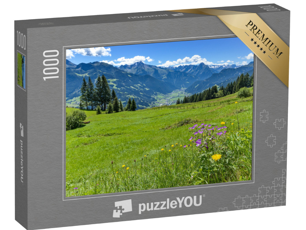 Puzzle 1000 pezzi „Zillertal, Tirolo“